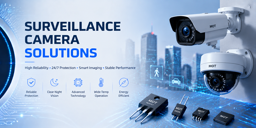 Surveillance camera power application