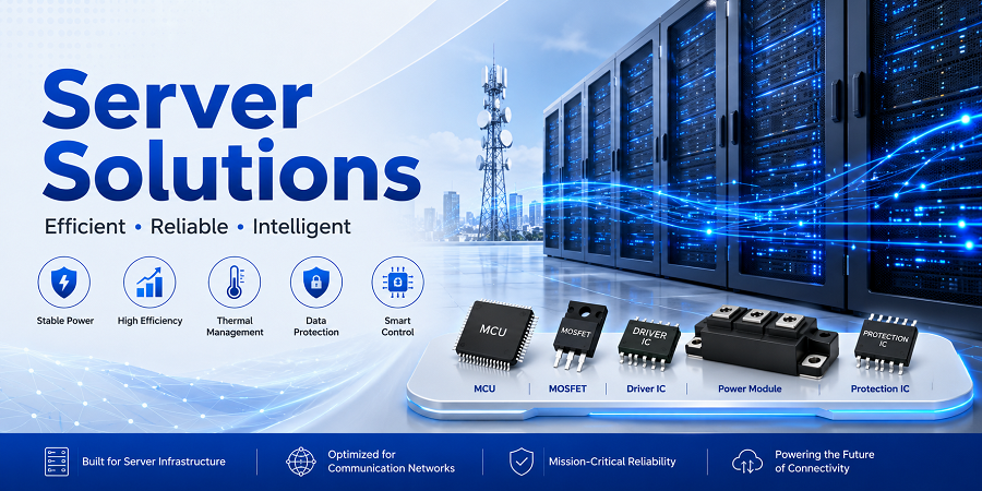 Server motherboard power-distribution application