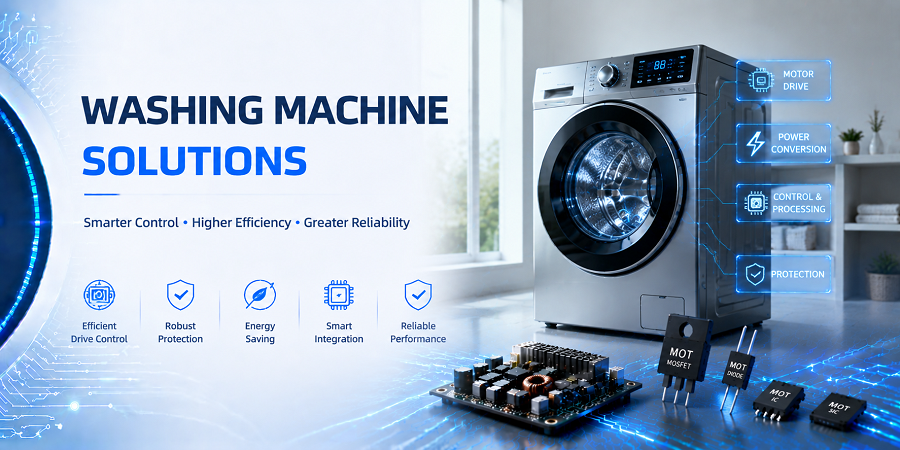 Washing machine inverter and motor-control application