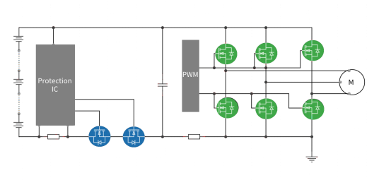 MOT article image 5 for Three-Phase BLDC and BMS Selection Guide: MOT SGT MOSFETs Explained